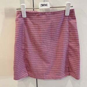 Brandy Melville Pink Mini Skirt